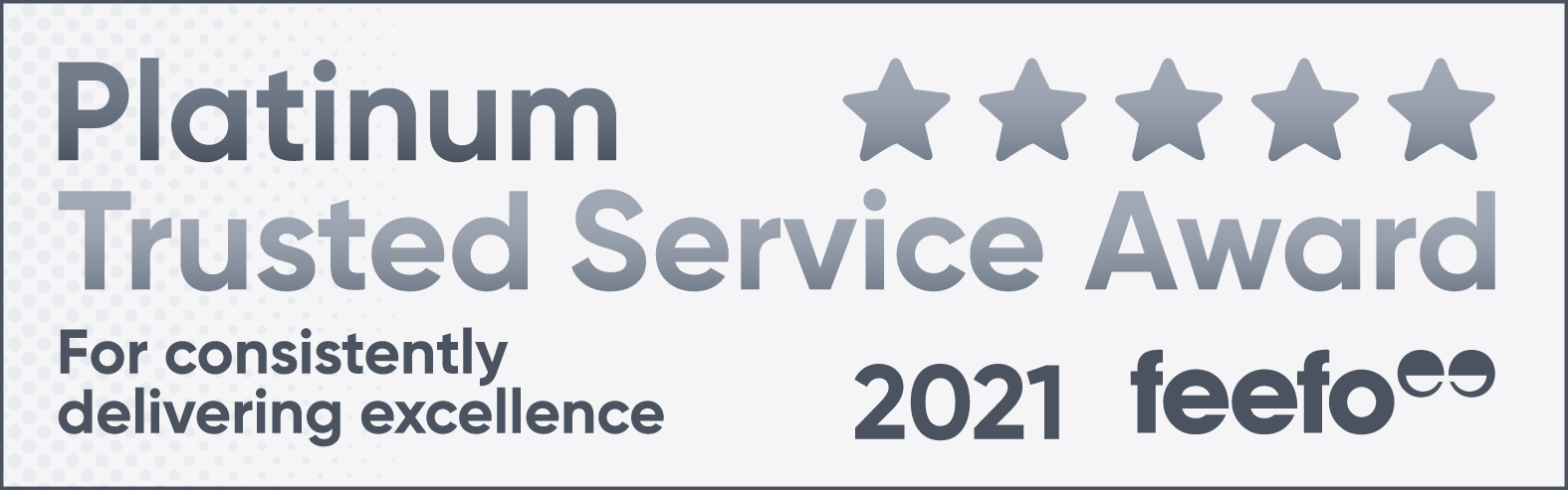 Platinum Trusted Service Award 2021