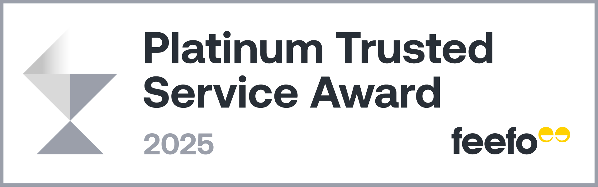 Platinum Trusted Service Award 2025